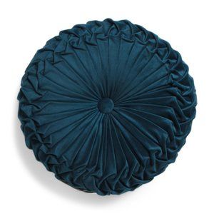 Lilian august home pillow aqua green blue 16"